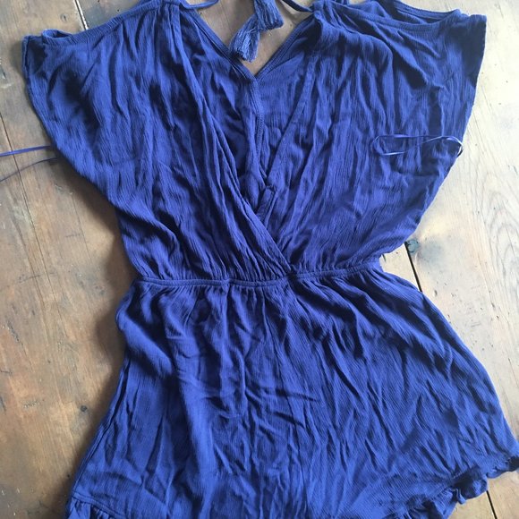 Royal Blue Romper - Picture 2 of 3